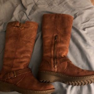 Leather ugg boots